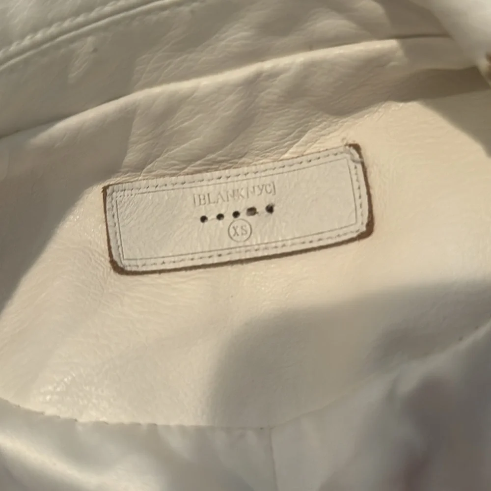 BlankNYC White Floral Studded Leather Jacket - Picture 6 of 6